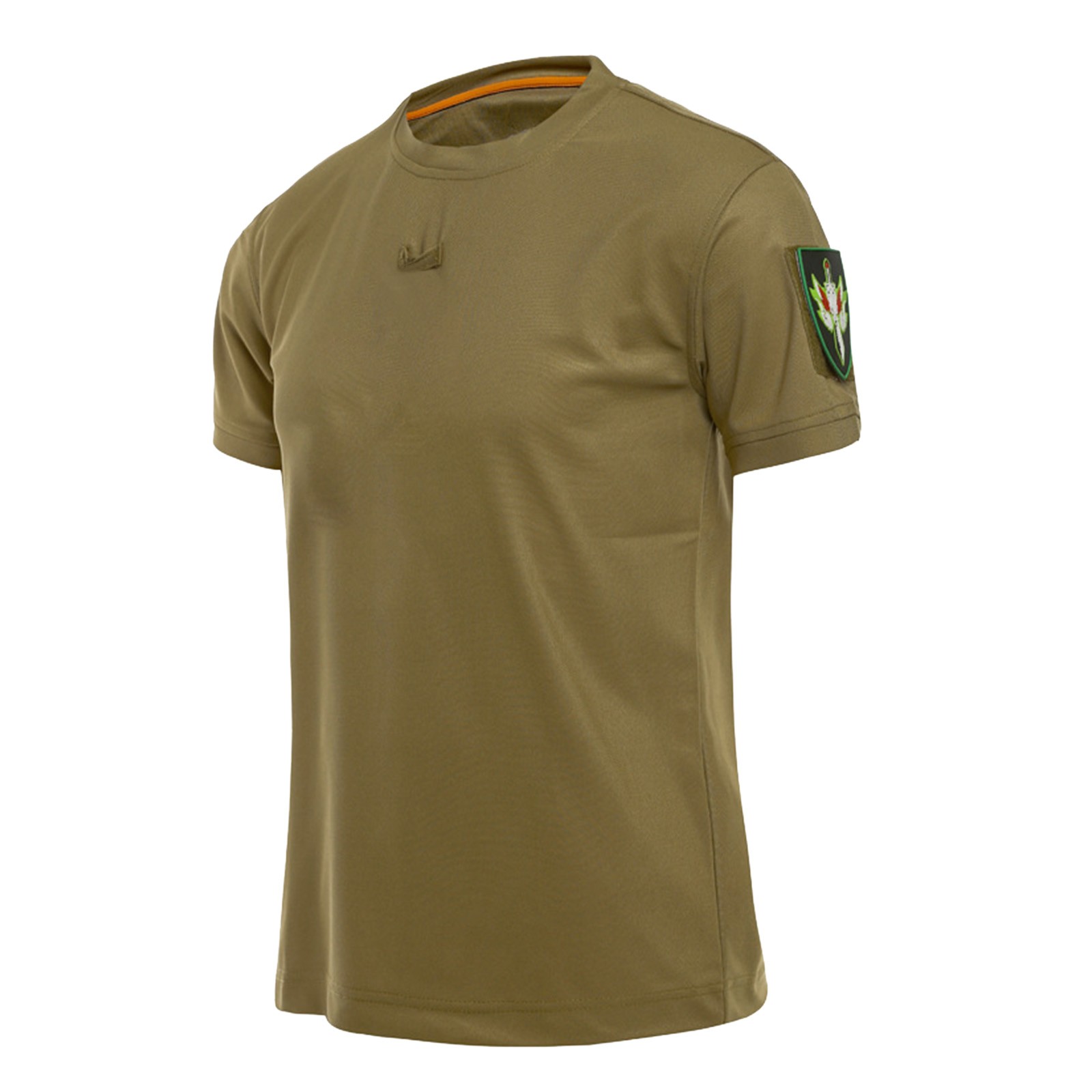thumbnail image 1 of Camiseta de hombre para exteriores, holgada, talla grande, informal, manga corta, elástica, secado rápido, para entrenamiento - Poliéster, transpirable, entrenamiento/recados, 1 of 7